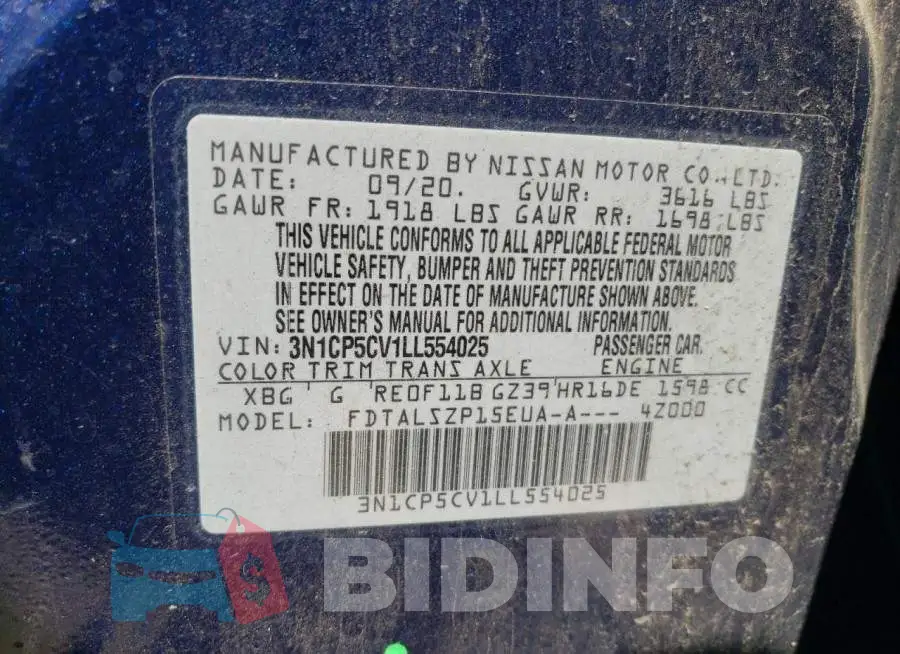 3N1CP5CV1LL554025 Photo# 12