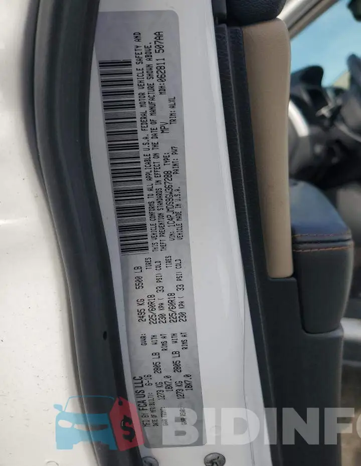 1C4PJMDS9GW367288 Photo# 13