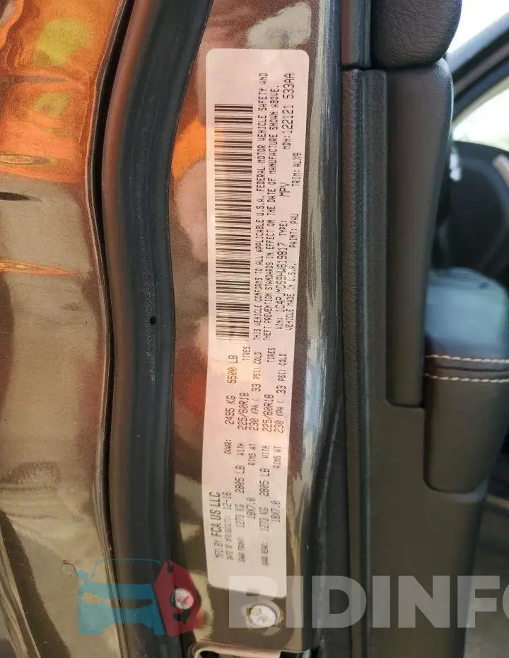1C4PJMDS9HW619817 Photo# 13