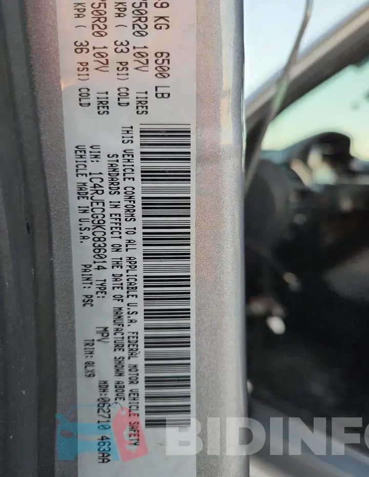 1C4RJECG9KC836014 Photo# 12