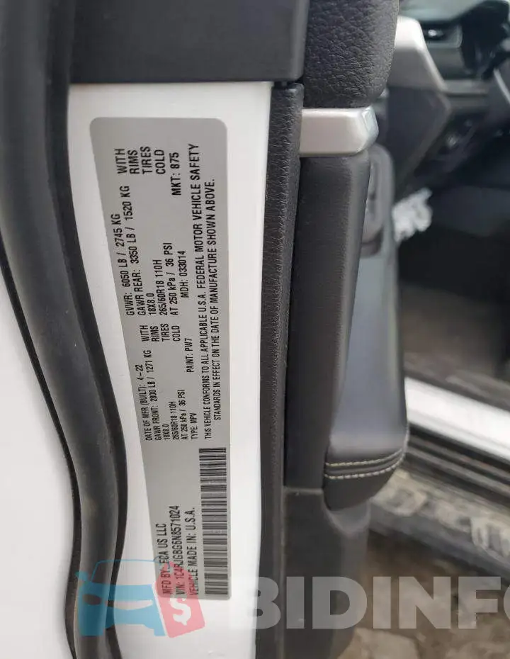1C4RJGBG6N8571024 Photo# 13