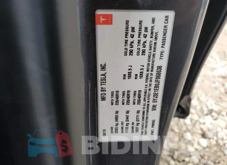 5YJ3E1EB0JF068638 Photo# 12