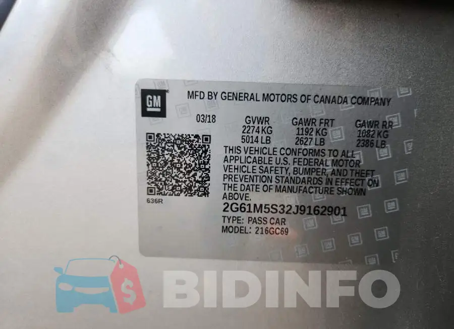 2G61M5S32J9162901 Photo# 13