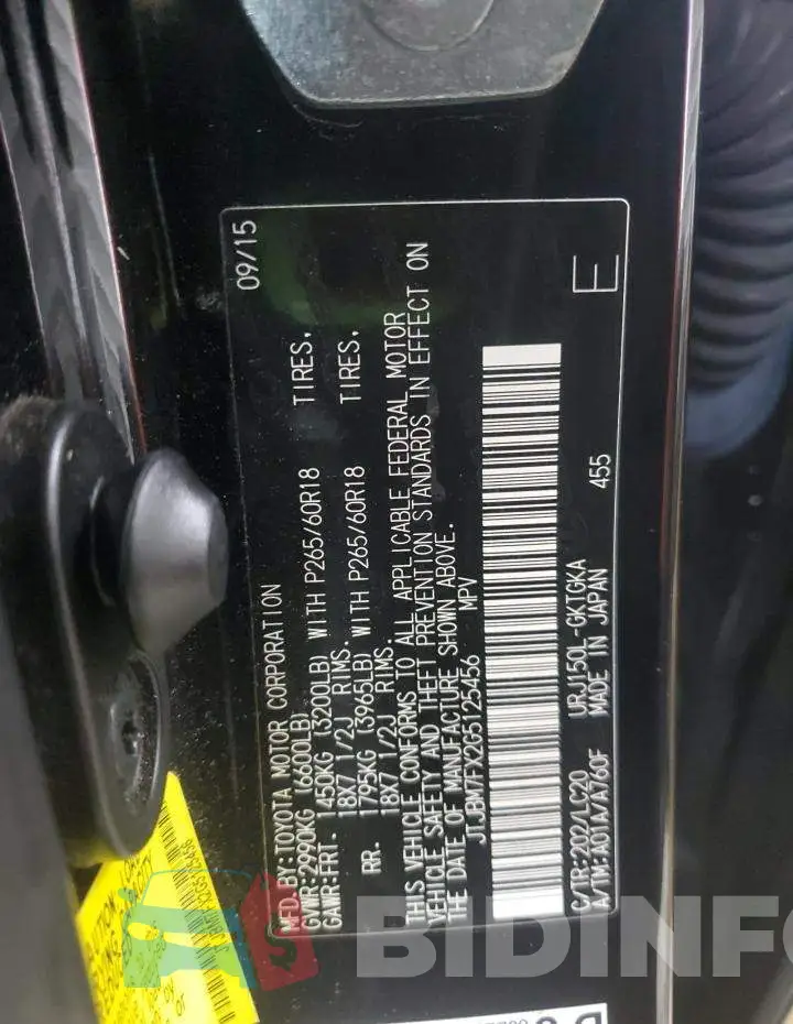 JTJBM7FX2G5125456 Photo# 13