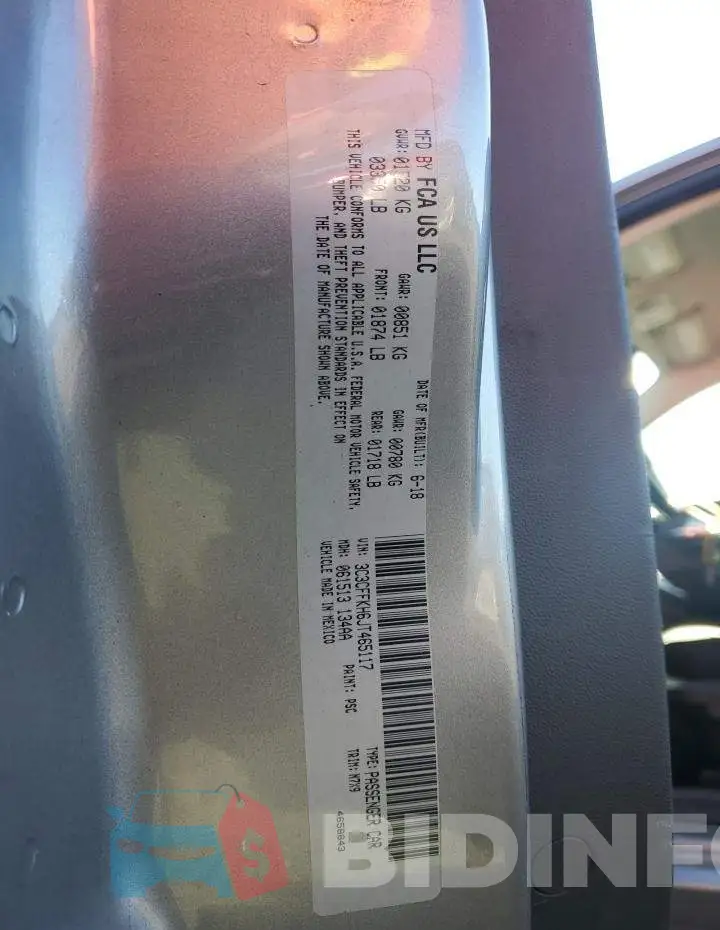 3C3CFFKH6JT465117 Photo# 12