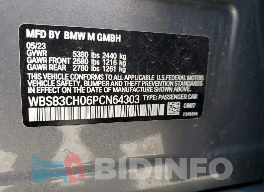 WBS83CH06PCN64303 Photo# 13
