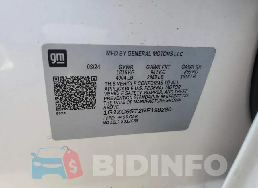 1G1ZC5ST2RF198280 Photo# 12