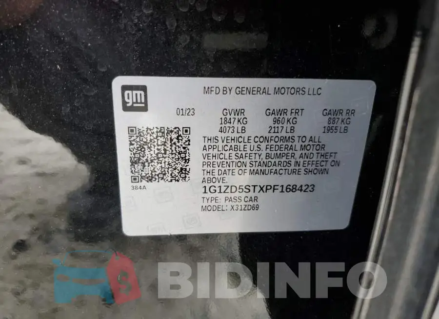 1G1ZD5STXPF168423 Photo# 12