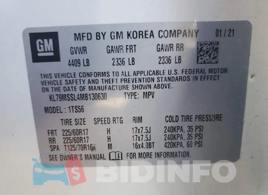 KL79MSSL4MB130630 Photo# 13