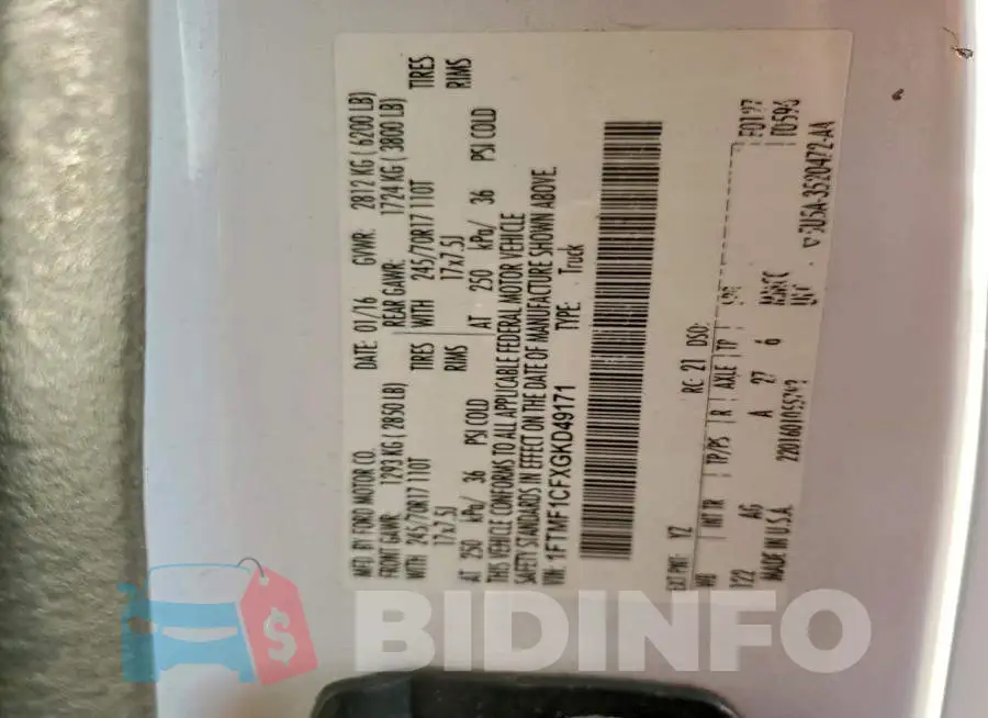 1FTMF1CFXGKD49171 Photo# 12