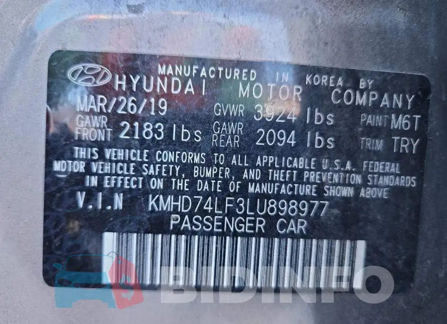 KMHD74LF3LU898977 Photo# 12