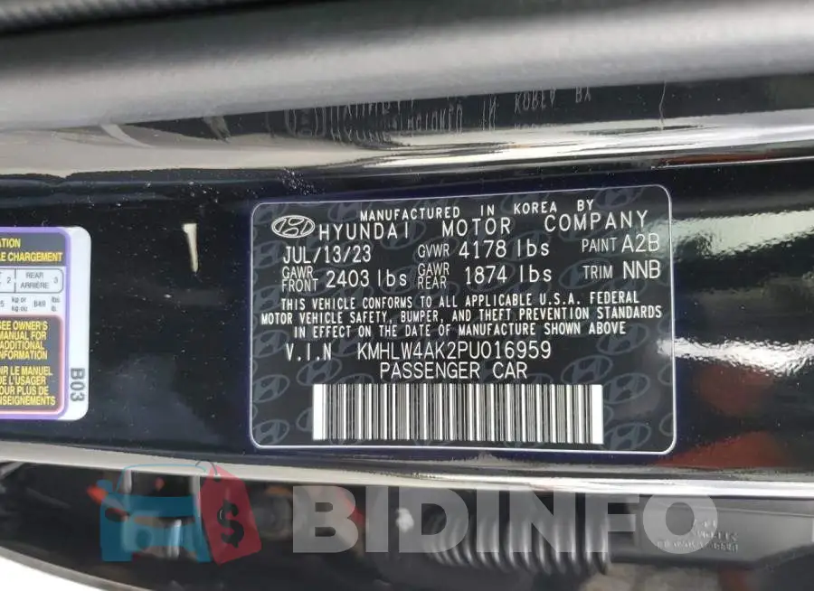 KMHLW4AK2PU016959 Photo# 12