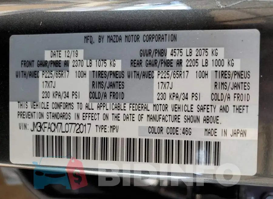 JM3KFACM7L0772017 Photo# 12