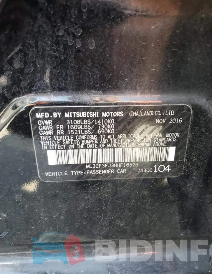 ML32F3FJ3HHF16526 Photo# 13