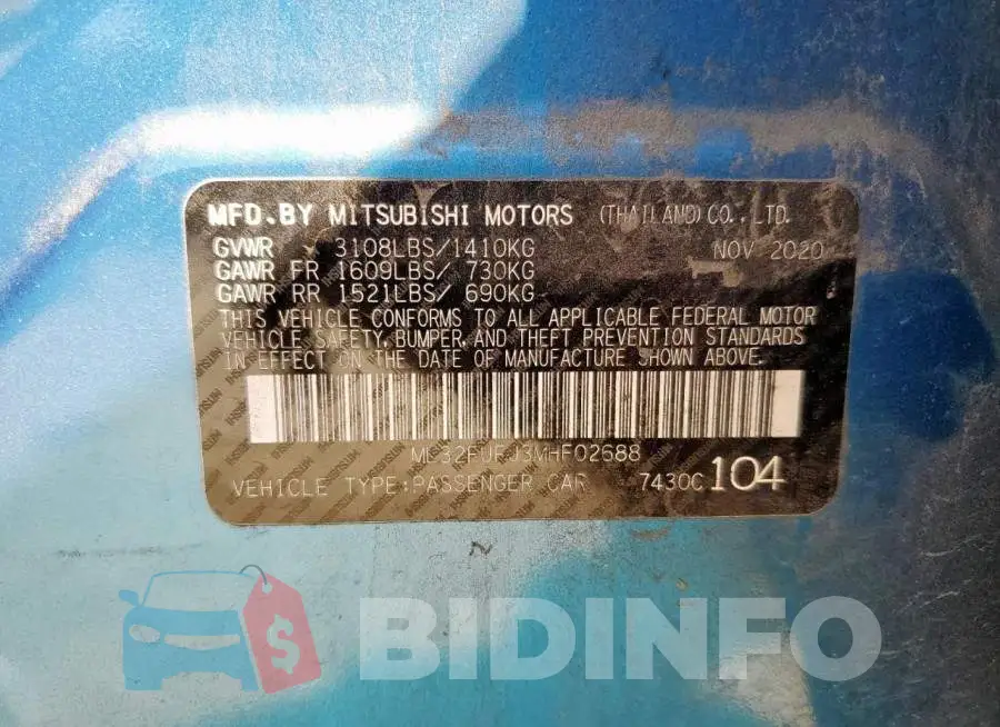 ML32FUFJ3MHF02688 Photo# 12