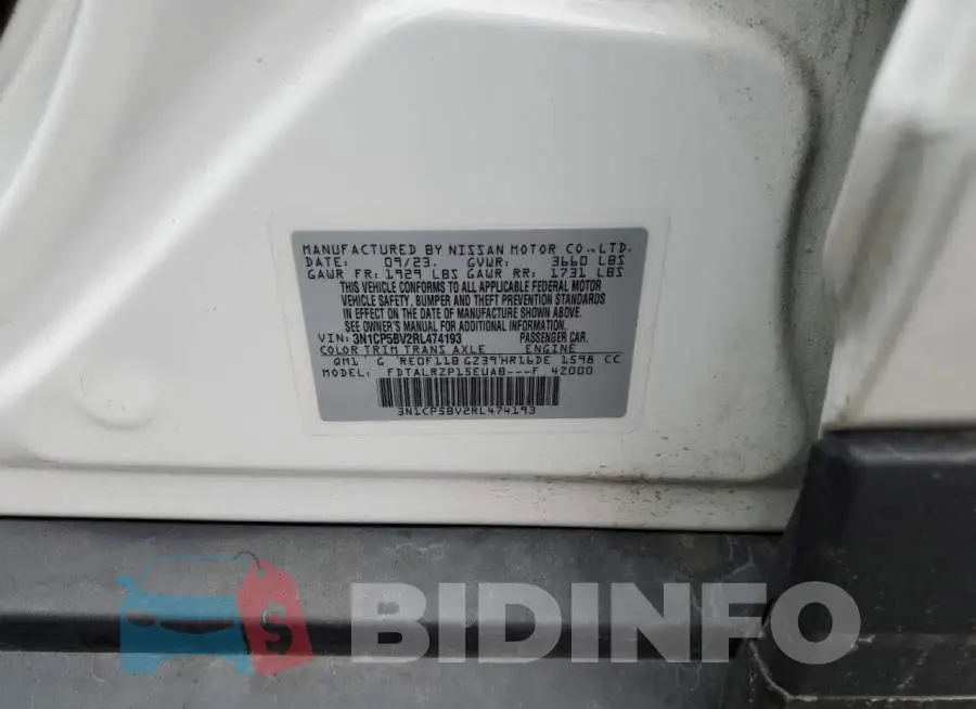 3N1CP5BV2RL474193 Photo# 14