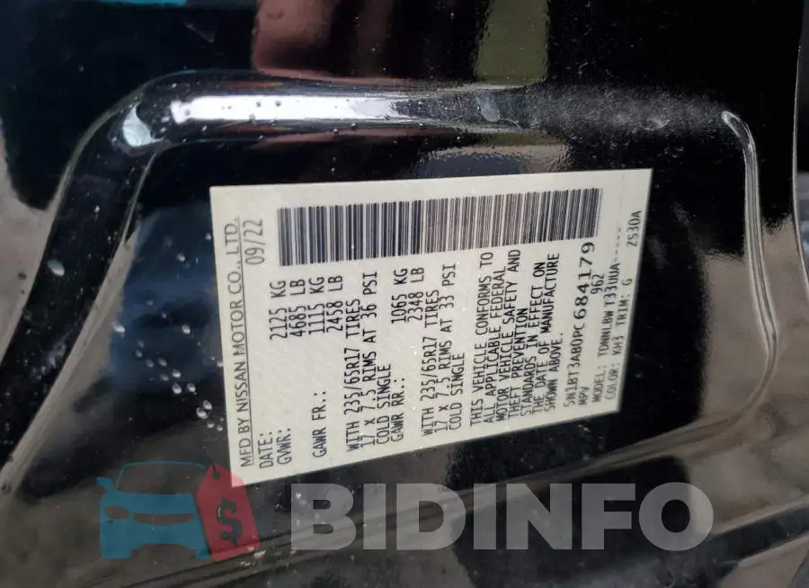 5N1BT3AB0PC684179 Photo# 13
