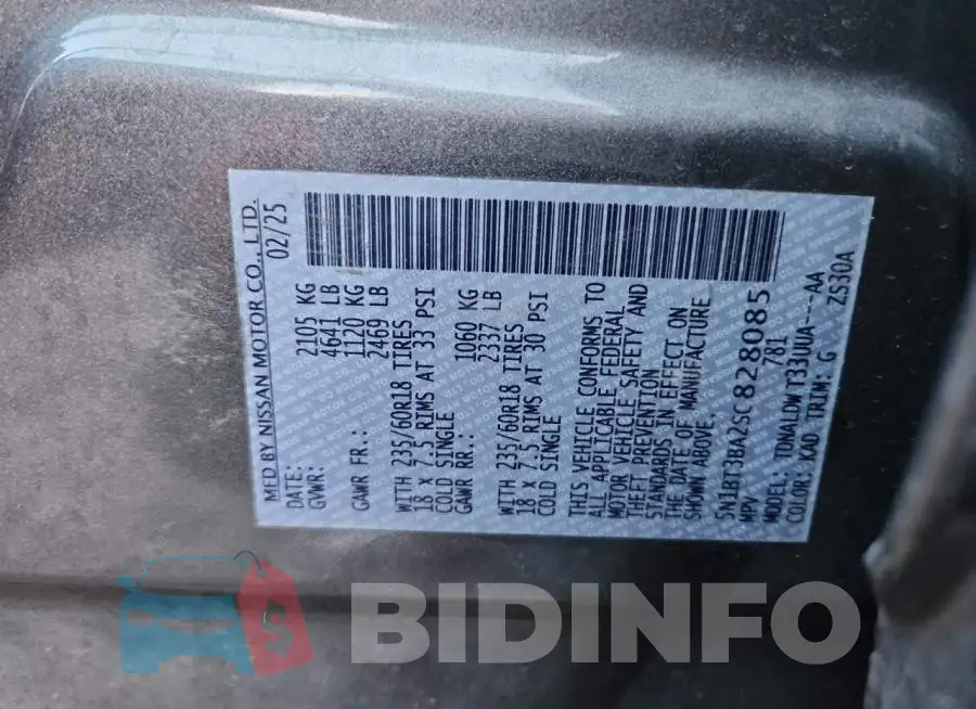5N1BT3BA2SC828085 Photo# 13