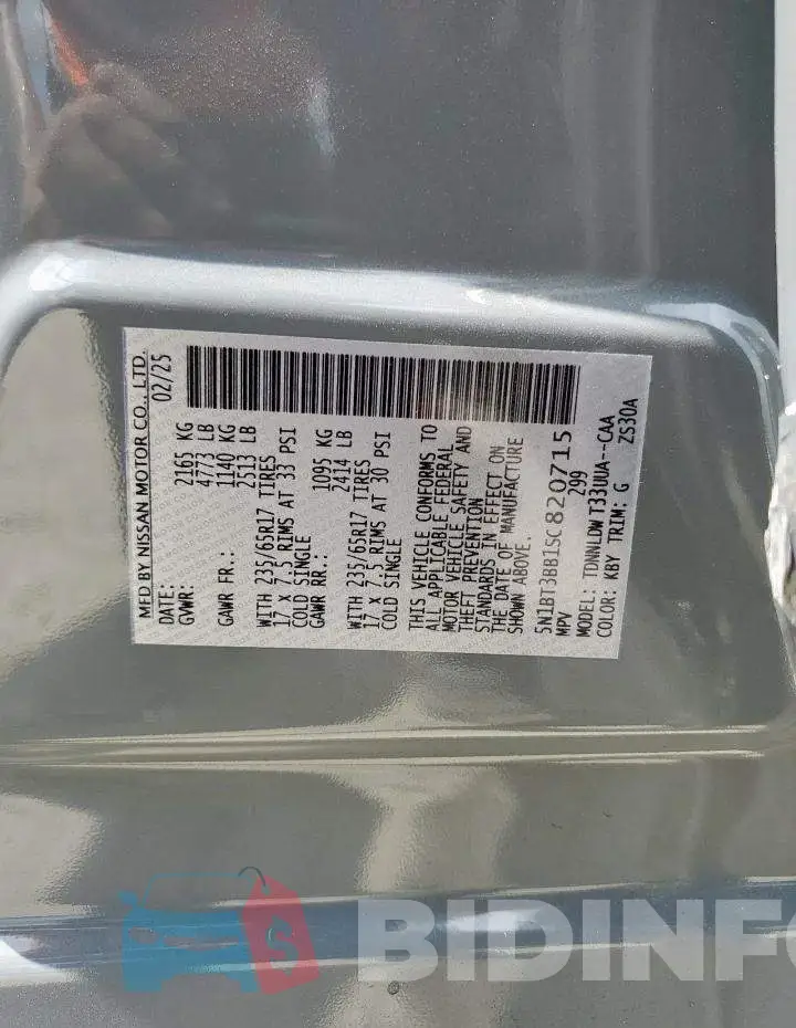 5N1BT3BB1SC820715 Photo# 14