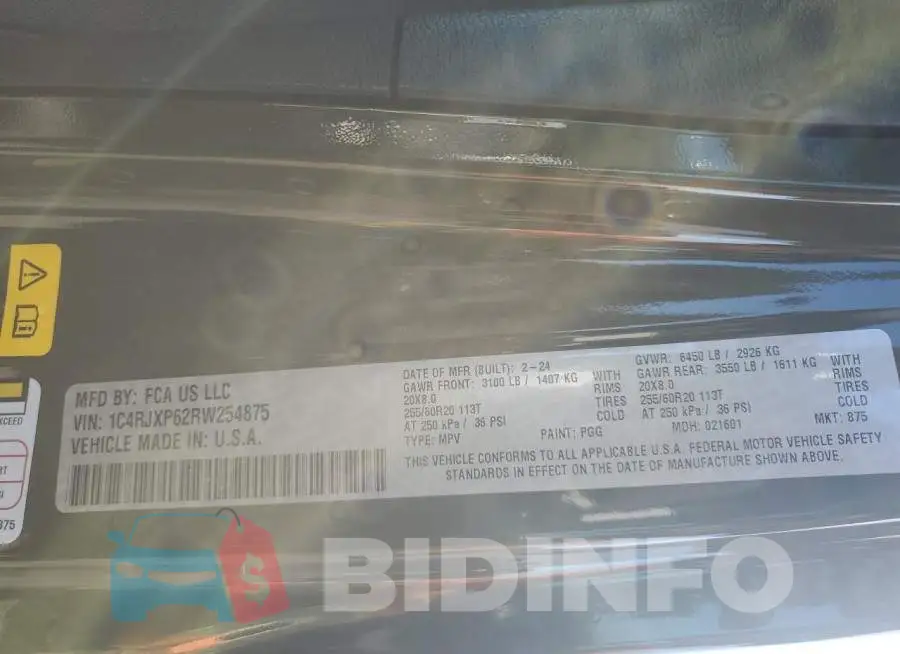 1C4RJXP62RW254875 Photo# 14