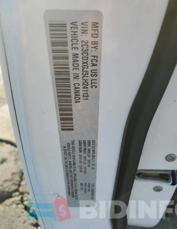 2C3CDXGJ5LH241131 Photo# 13