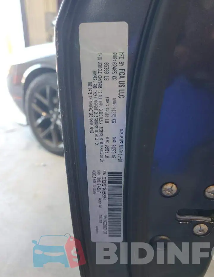2C3CDZBT4KH552164 Photo# 12