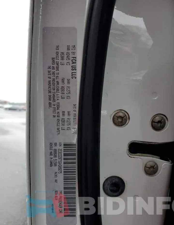 2C3CDZBT5GH309275 Photo# 13