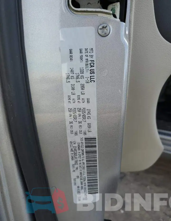2C4RDGBG5JR170022 Photo# 13