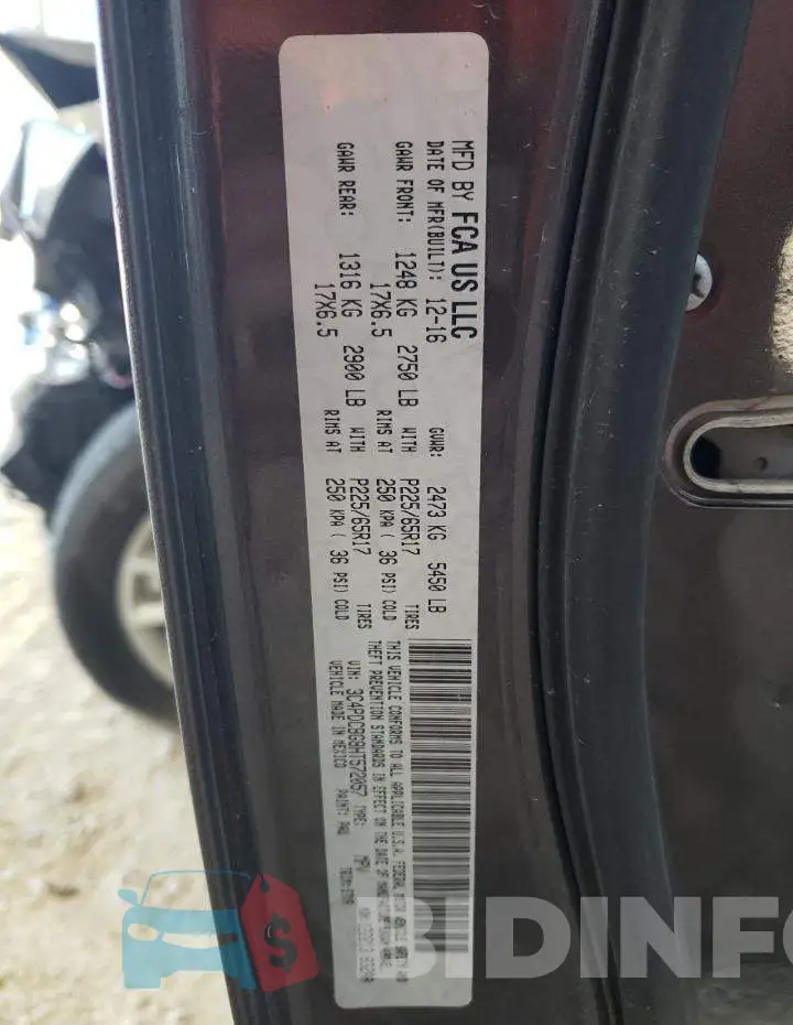 3C4PDCBG8HT572057 Photo# 14