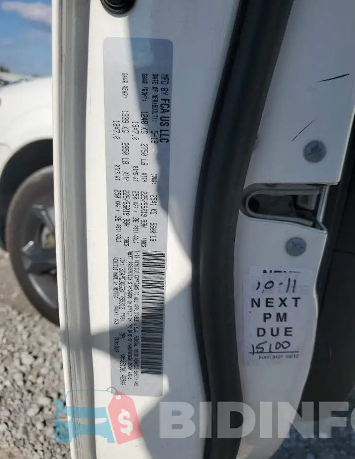 3C4PDDGG3KT785312 Photo# 13