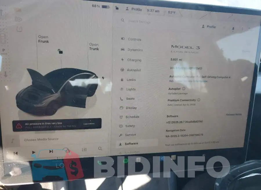 5YJ3E1EA4SF975417 Photo# 9