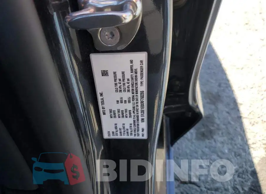 5YJ3E1EBXRF760286 Photo# 12