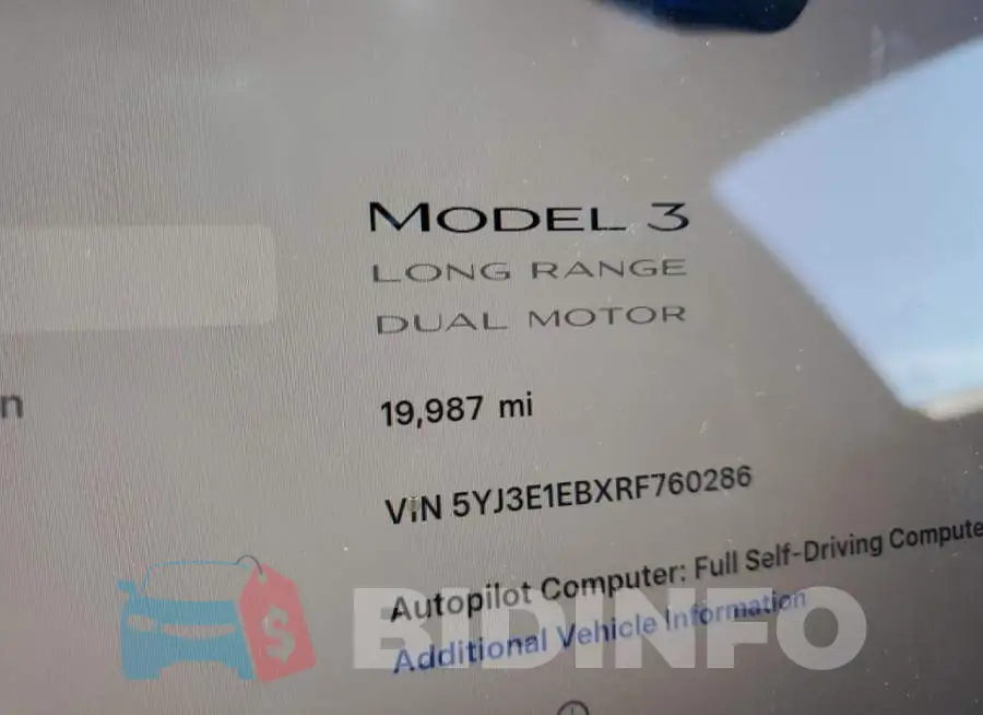 5YJ3E1EBXRF760286 Photo# 9