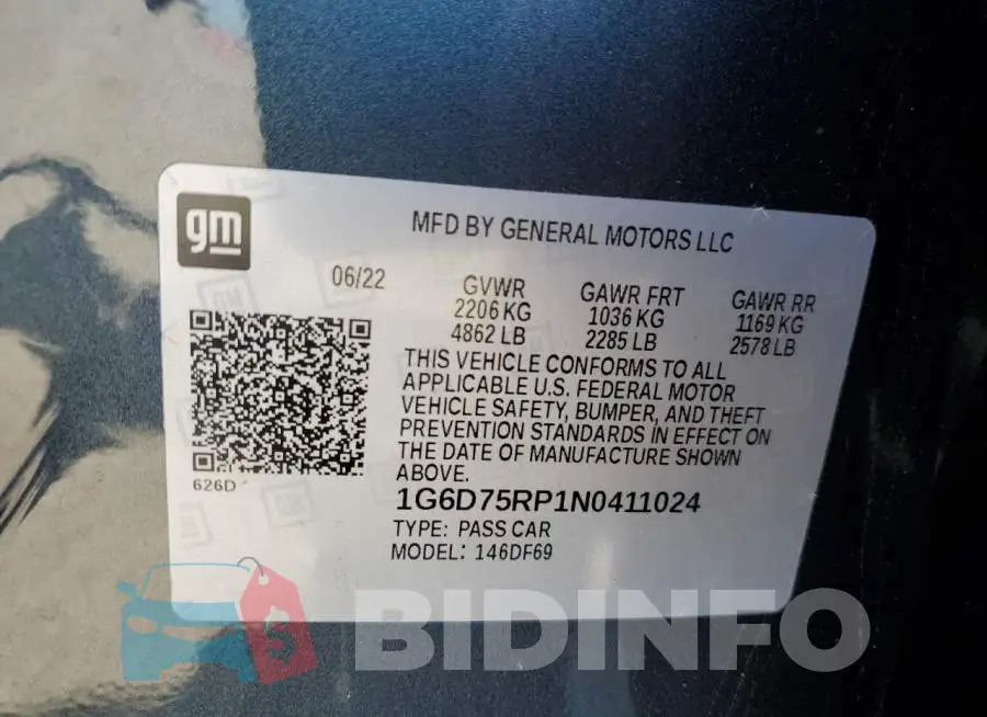 1G6D75RP1N0411024 Photo# 12