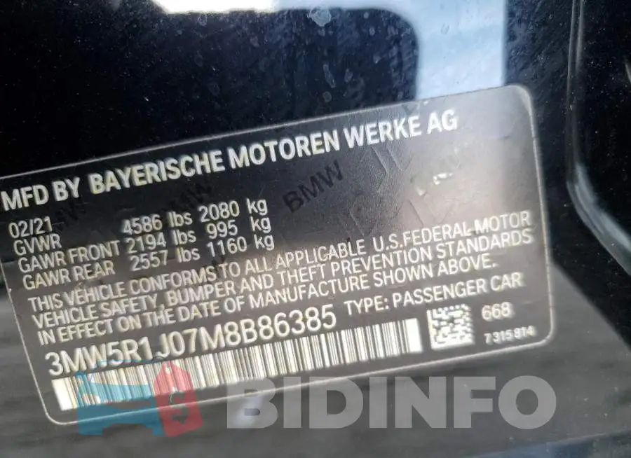 3MW5R1J07M8B86385 Photo# 12