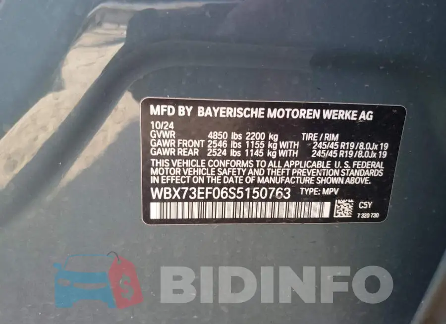WBX73EF06S5150763 Photo# 12