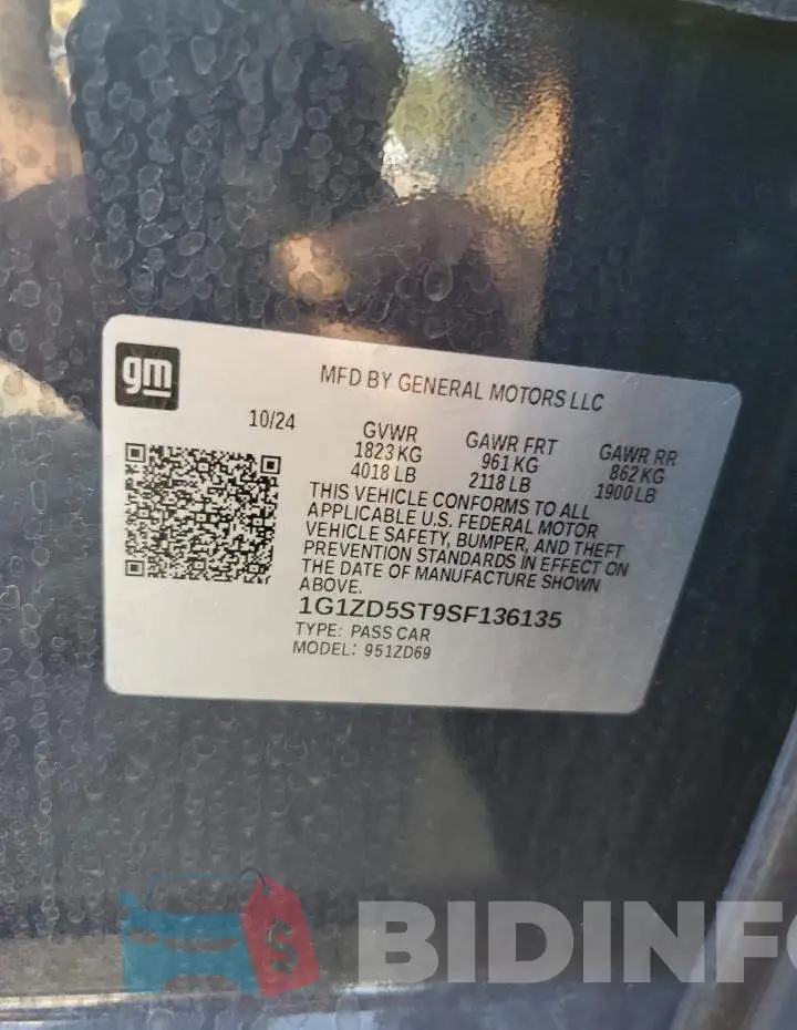 1G1ZD5ST9SF136135 Photo# 12
