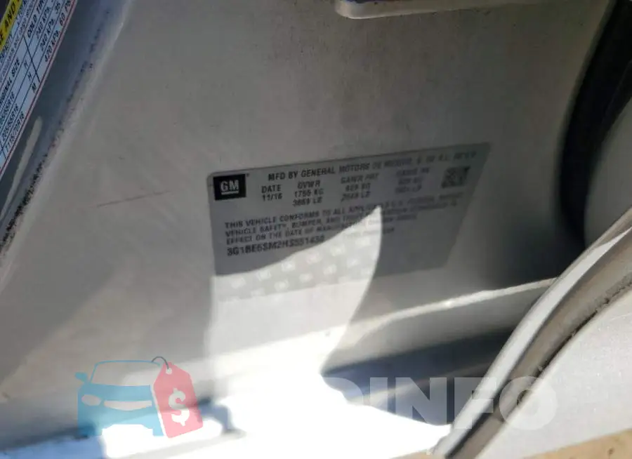 3G1BE6SM2HS551430 Photo# 12