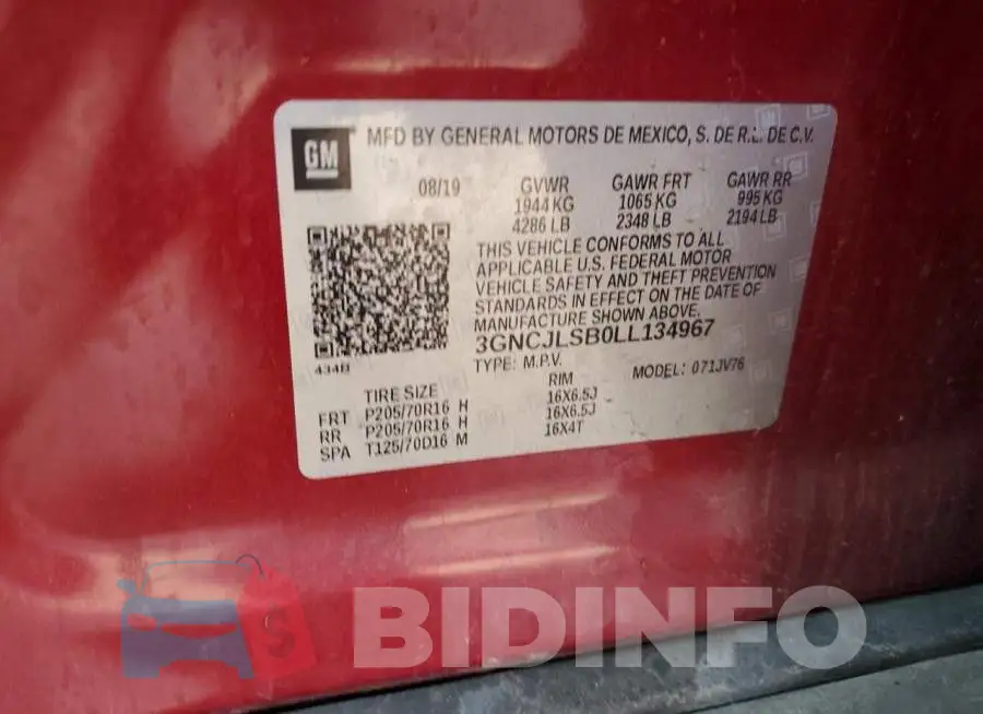 3GNCJLSB0LL134967 Photo# 12