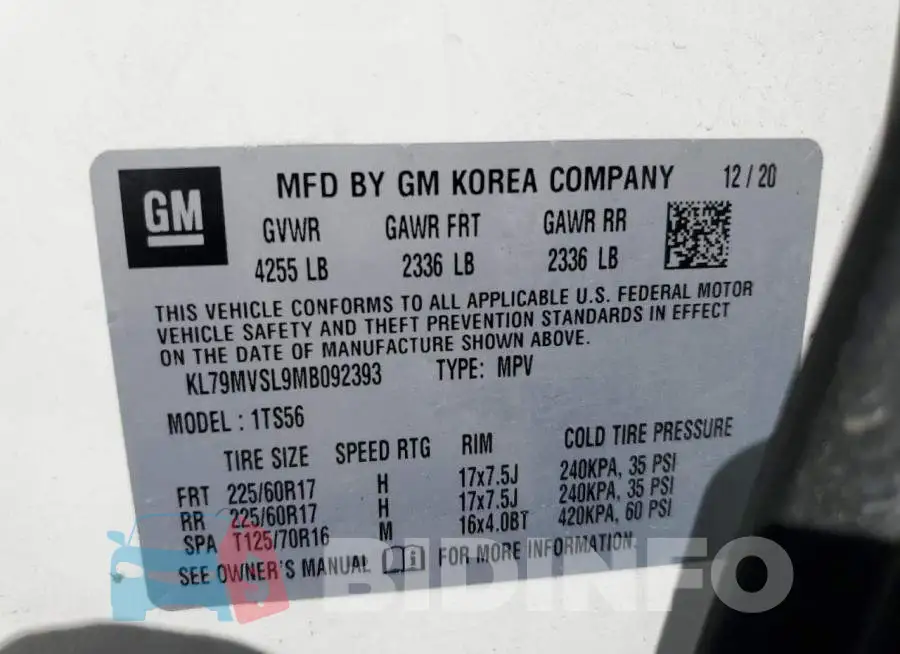 KL79MVSL9MB092393 Photo# 13
