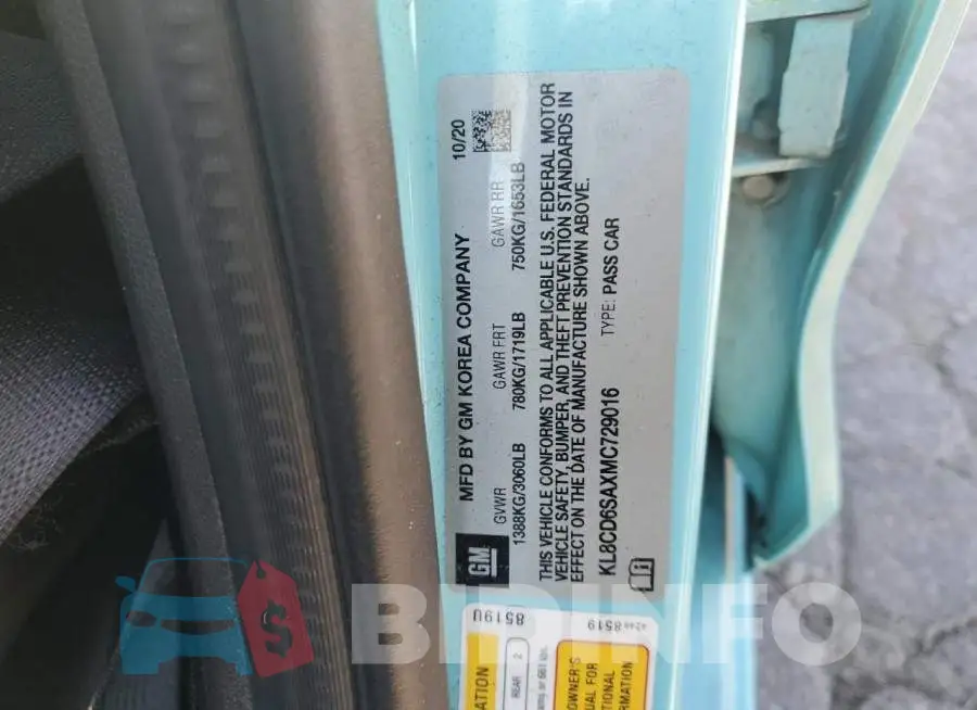 KL8CD6SAXMC729016 Photo# 14
