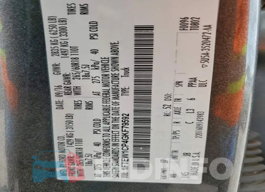 1FTEW1CP4GKF79592 Photo# 12