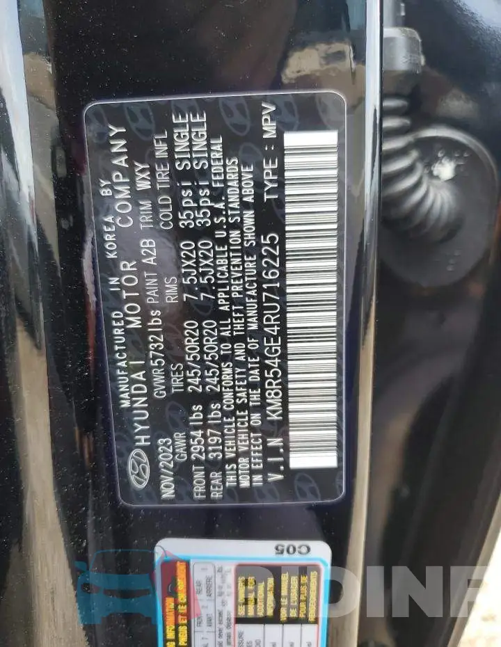 KM8R54GE4RU716225 Photo# 14