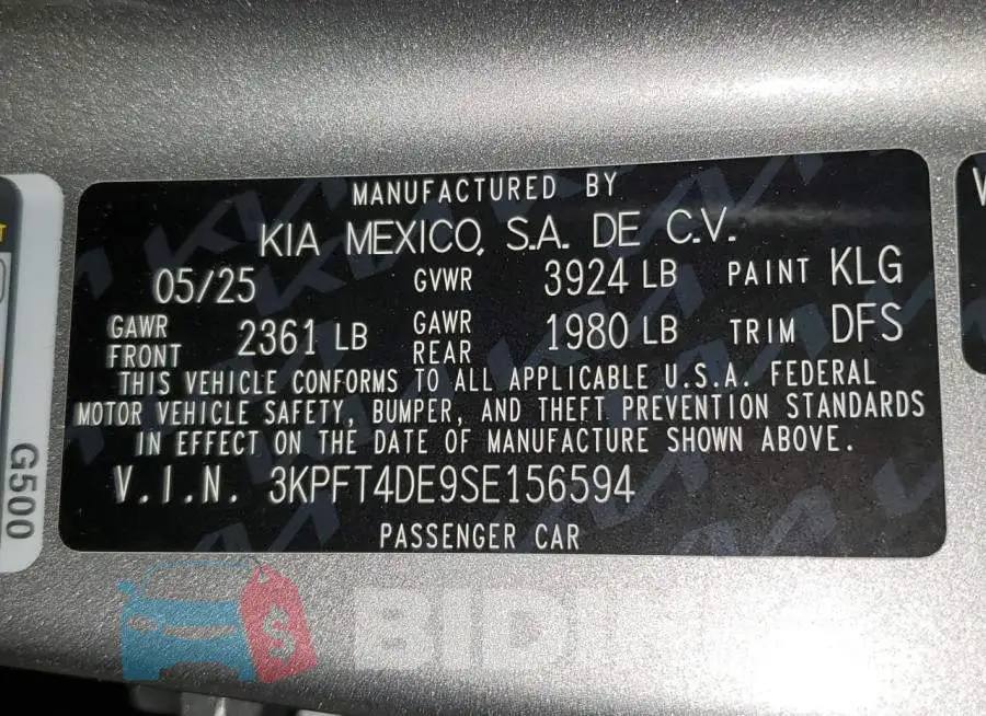 3KPFT4DE9SE156594 Photo# 12