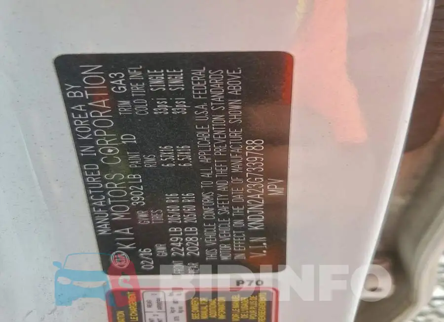 KNDJN2A23G7339788 Photo# 12