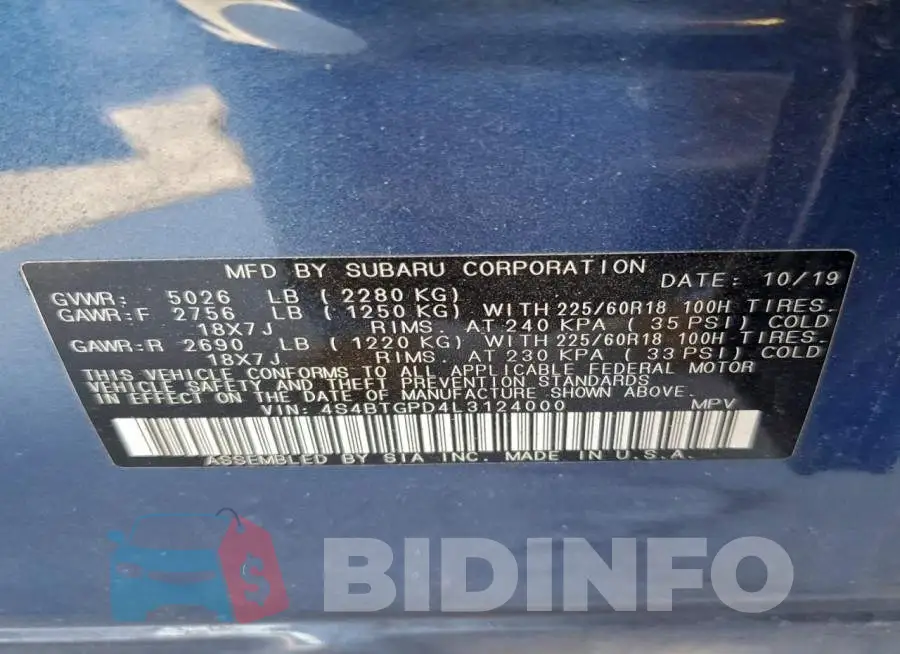 4S4BTGPD4L3124000 Photo# 13
