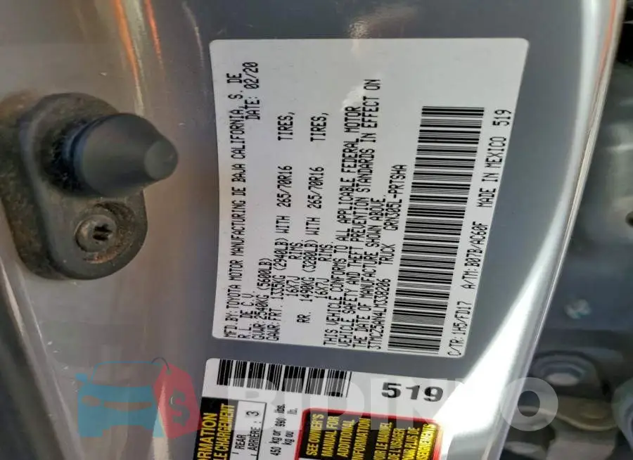 3TMCZ5AN4LM338206 Photo# 12