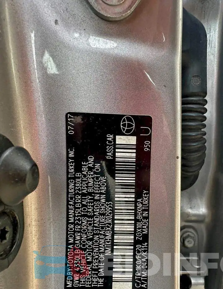NMTKHMBX2JR029953 Photo# 10