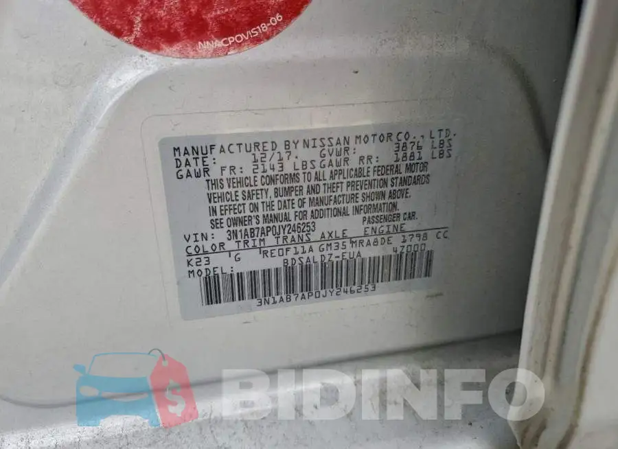 3N1AB7AP0JY246253 Photo# 12