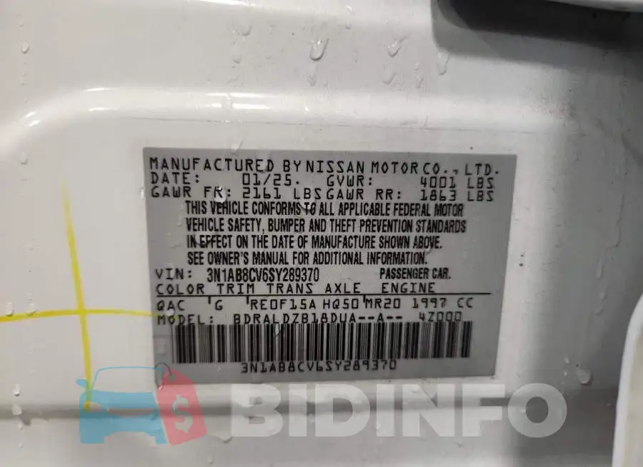 3N1AB8CV6SY289370 Photo# 12